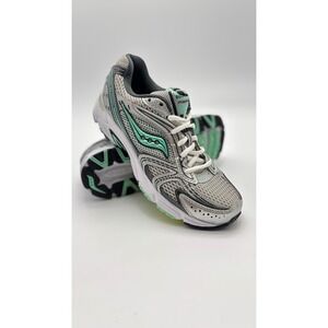 Saucony Grid Phantom Womens Running Shoes Silver Mint Green S15141-3 Size 8.5